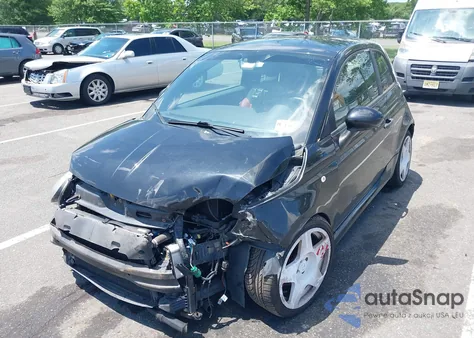 2013 Fiat 500 Turbo z USA, uszkodzony, nr VIN 3C3CFFHH1DT554802
